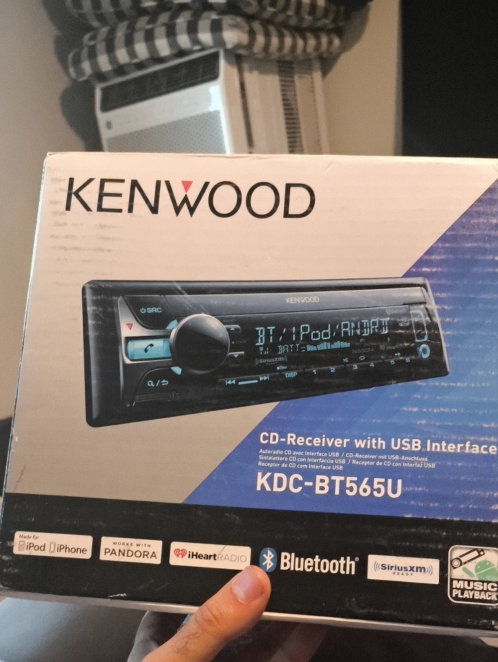 Kenwood Black Car CD Receiver KDC-mp5032